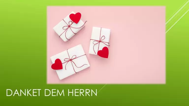 Danket dem Herrn